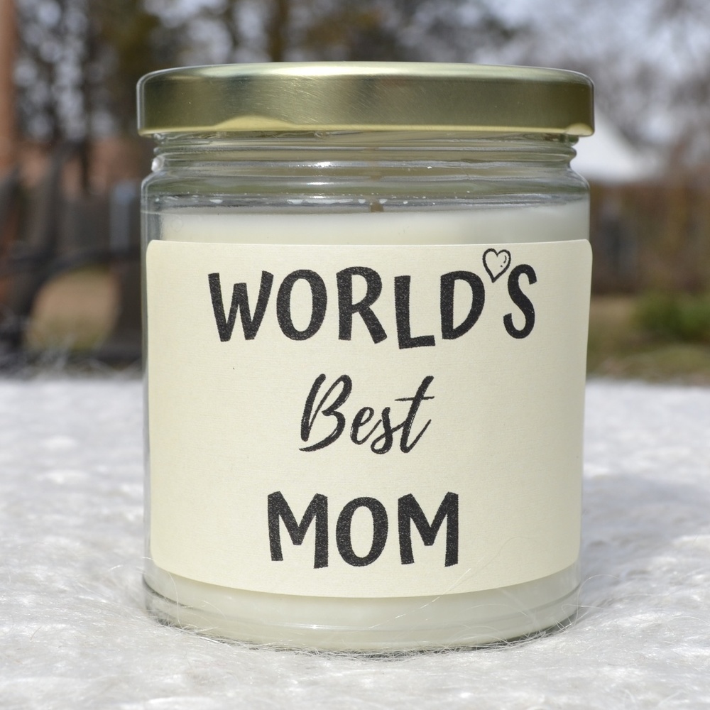 World's Best Mom Soy Wax Candle 8oz
